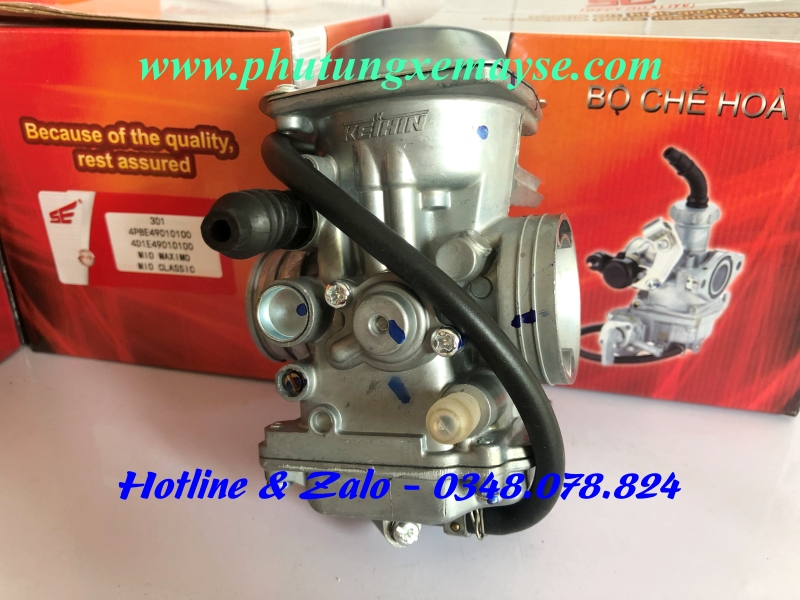 Bộ chế hoà khí (bình xăng con) xe MIO MAXIMO, MIO CLASSIC