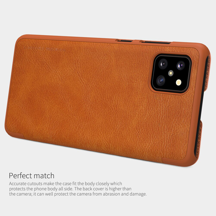 Bao da SamSung Galaxy Note 10 Lite chính hãng Nillkin QIN