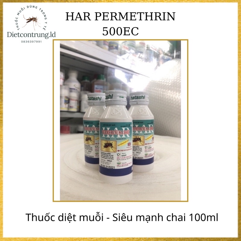 Thuốc diệt muỗi Har Permerinusa 500Ec - chai 100ml