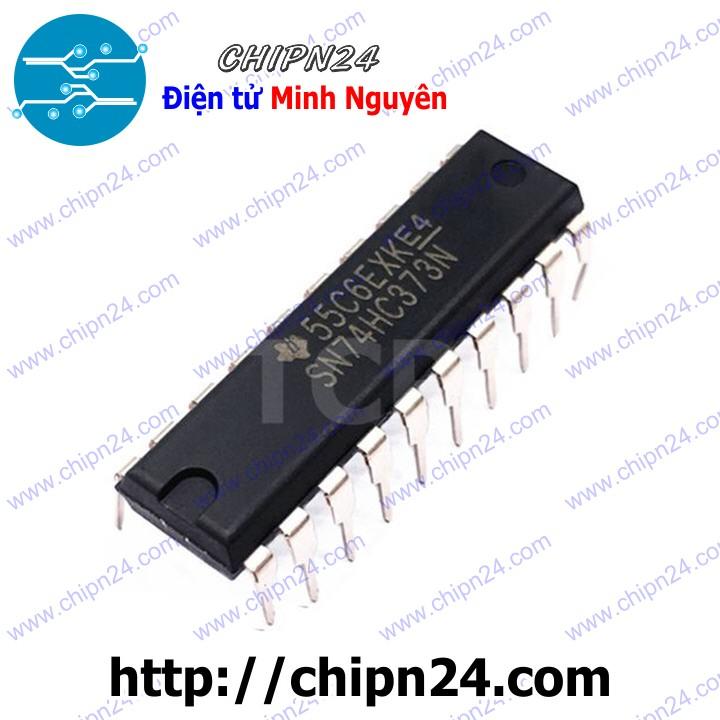 [2 con] (DIP) IC 74HC373 DIP-20 (74373 74HC373N)