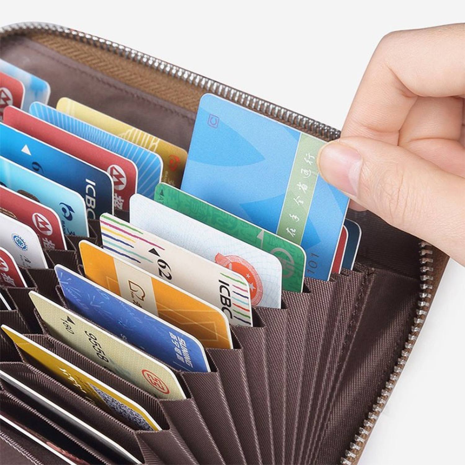 Ví dài đựng thẻ ATM nhiều ngăn