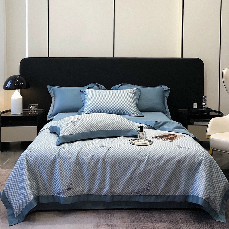 [NEW] Chăn Ga LỤA THÁI CHĂN HÈ, Cotton Lụa Hàng Nhập Khẩu  Siêu Đẹp Mát Lạnh. KT: 200*230cm.