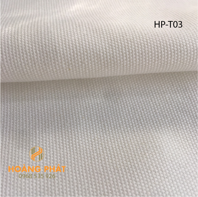 Vải bố, vải canvas màu trắng, khổ 1m6