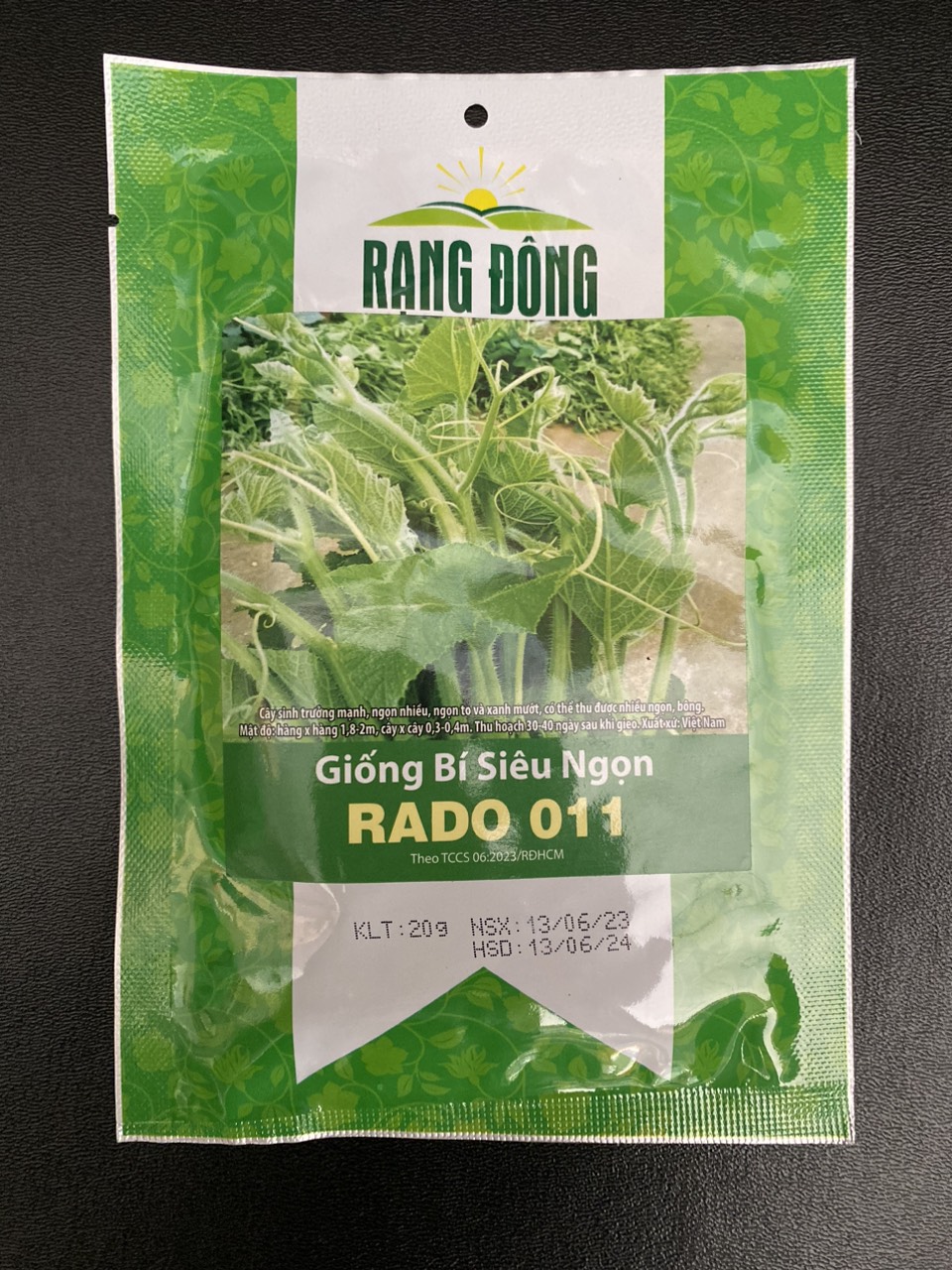 Hạt giống bí siêu ngọn 20g