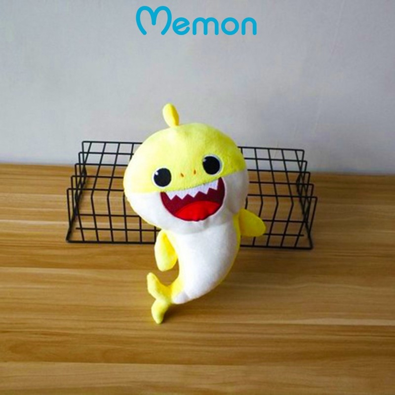 Cá Mập Baby Shark 30cm Cao Cấp Memon, Gấu Bông Cá Mập Cho Bé