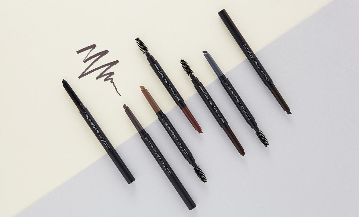Kẻ mày Innisfree Auto Eyebrow Pencil Gray