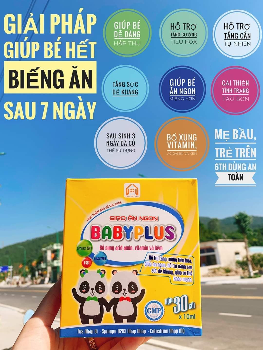 [HCM]Siro ăn ngon babyplus (Baby plus) - Giúp bé hết biếng ăn