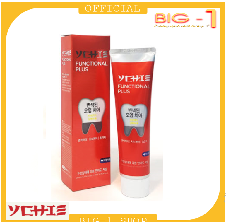 Kem đánh răng YCHIE giúp răng trắng sáng hết ố màu hơi thở thơm mát