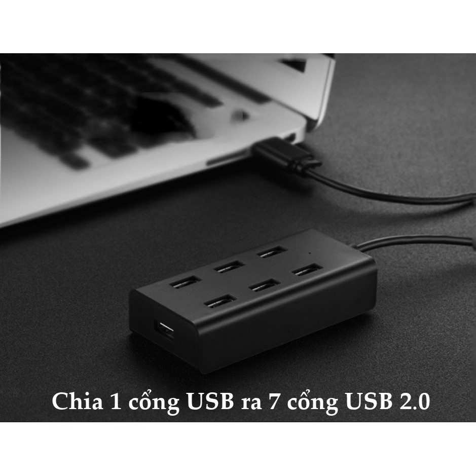 Bộ Chia Usb 7 Cổng 2.0 Ugreen 30374 - Hub Usb 7 Port