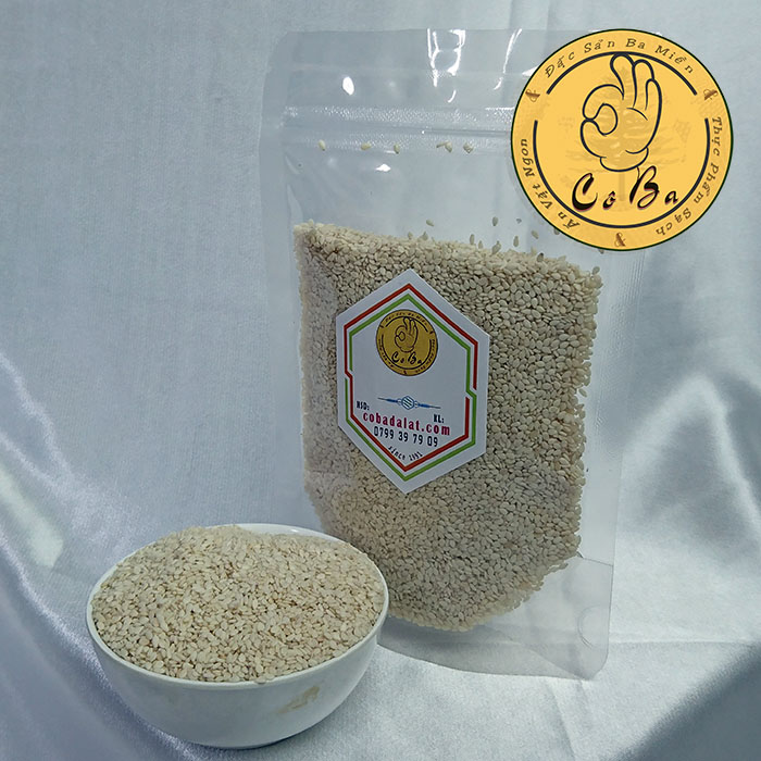 Mè sạch ( Vừng trắng) 100g siêu sạch - cô ba đà lạt
