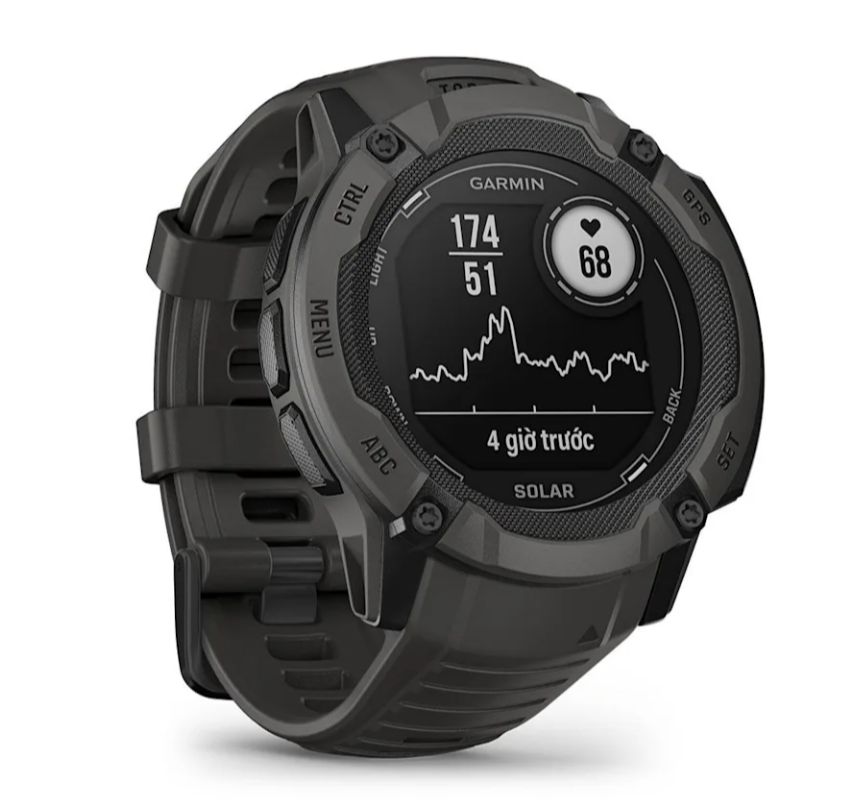 Smartwatch Garmin Instinct 2X Solar, Smartwatch For Running, Smarwatch For Cycling, Smartwatch For Sports, Smartwatch For Outdoor Activities