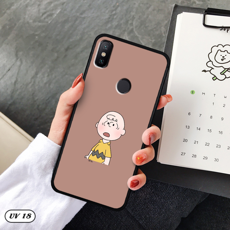 Ốp Xiaomi Mi A2 lưng nhám -ngộ nghĩnh