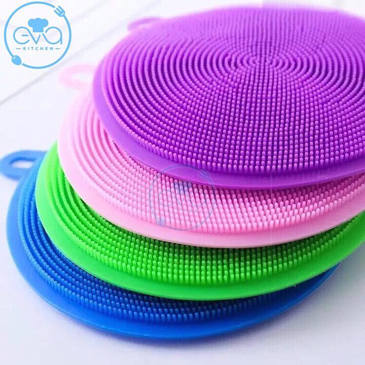 [HCM]Combo 3 Miếng Rửa Chén Silicon Đa Năng