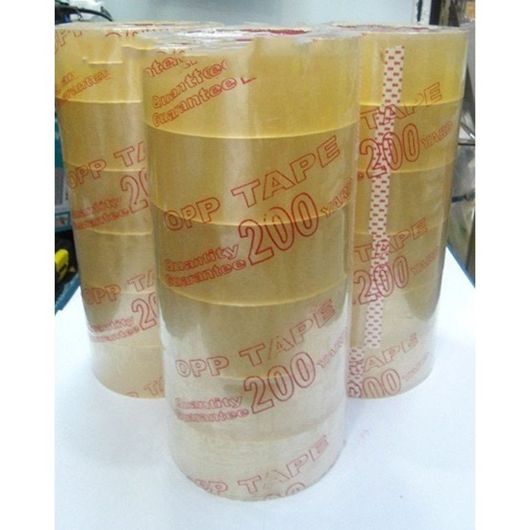 Băng keo, băng dính trong /đục 200yard ( 2kg/cây 6 cuộn)