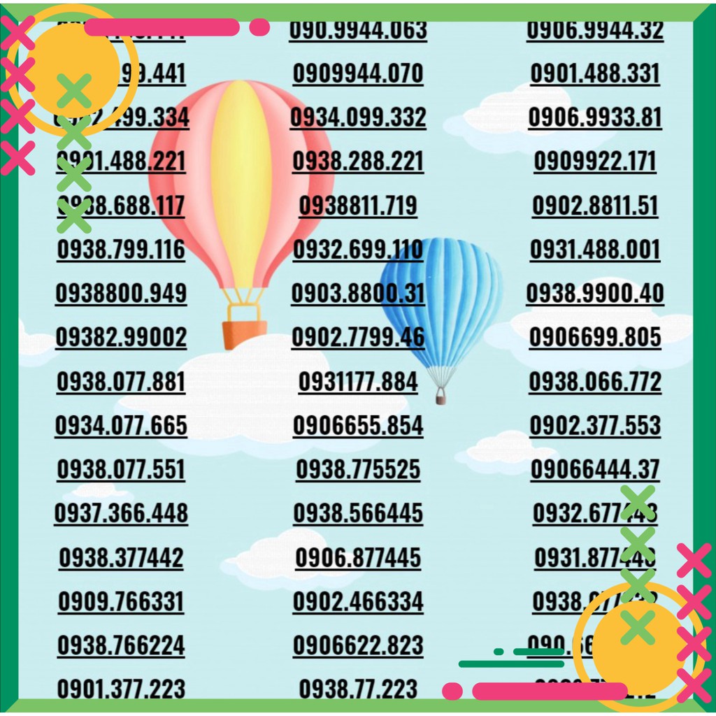 [HCM]Sim số Mobi khuyến mãi vĩnh viễn