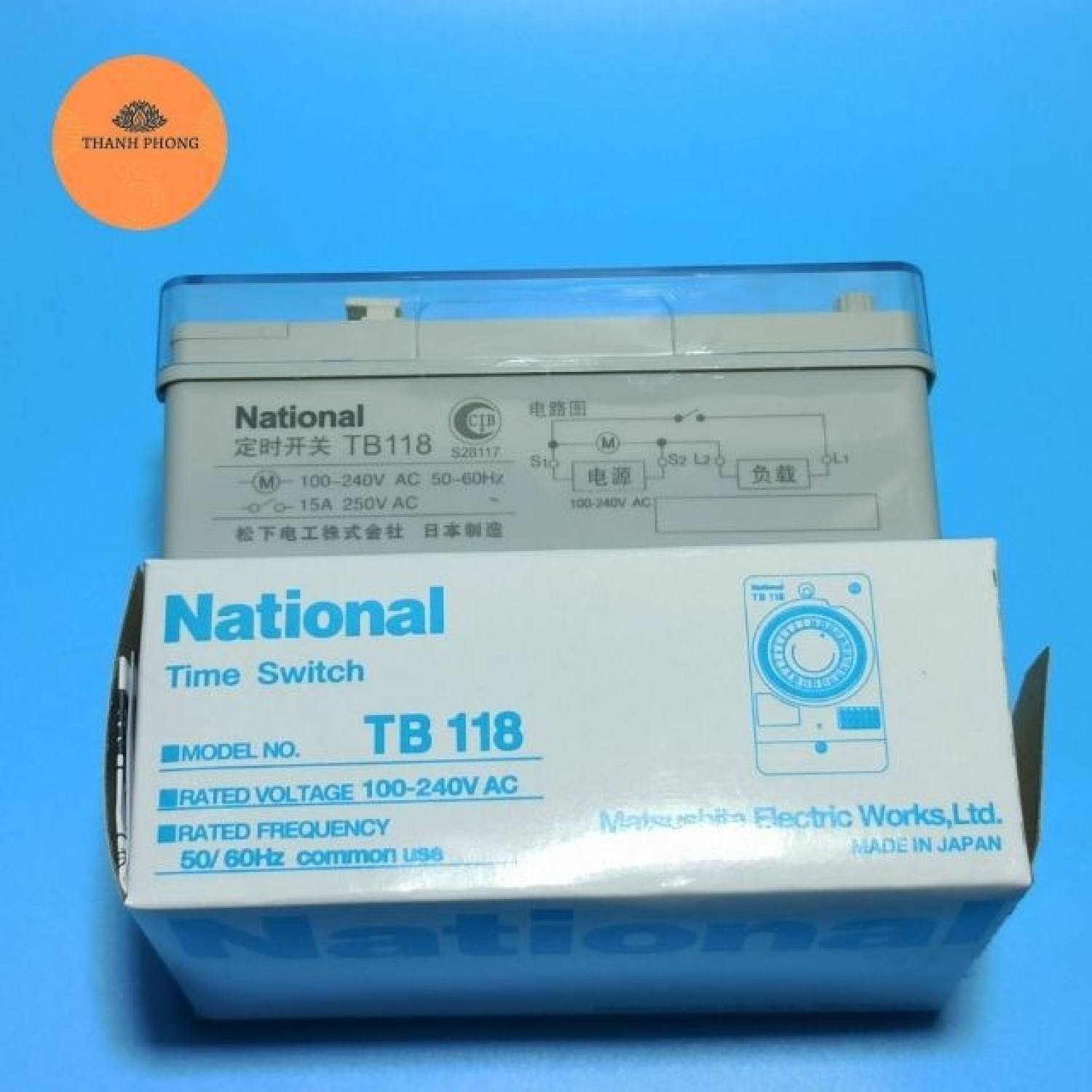 Timer National TB118 Rơ le thời gian thực Timer hẹn giờ
