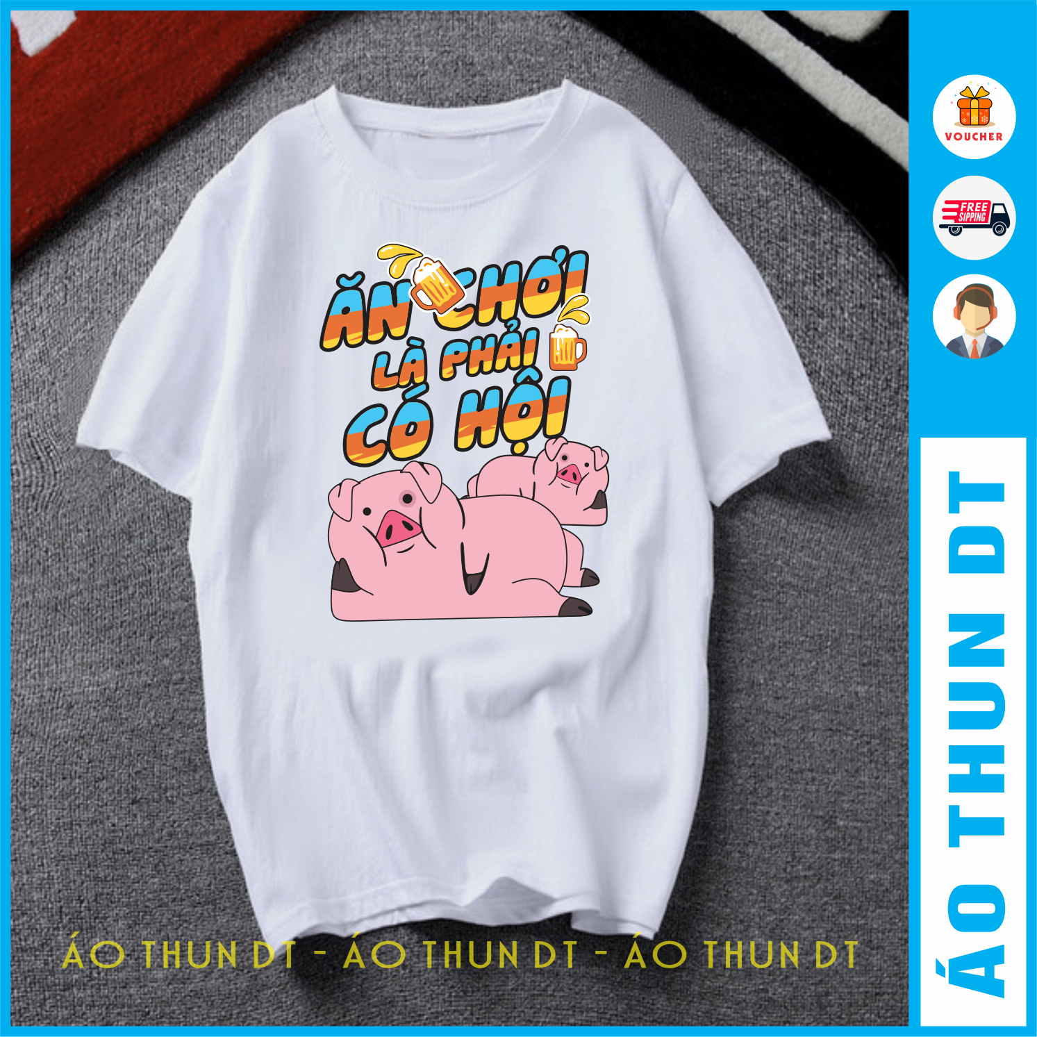 Áo nhóm - Ăn chơi là phải có hội