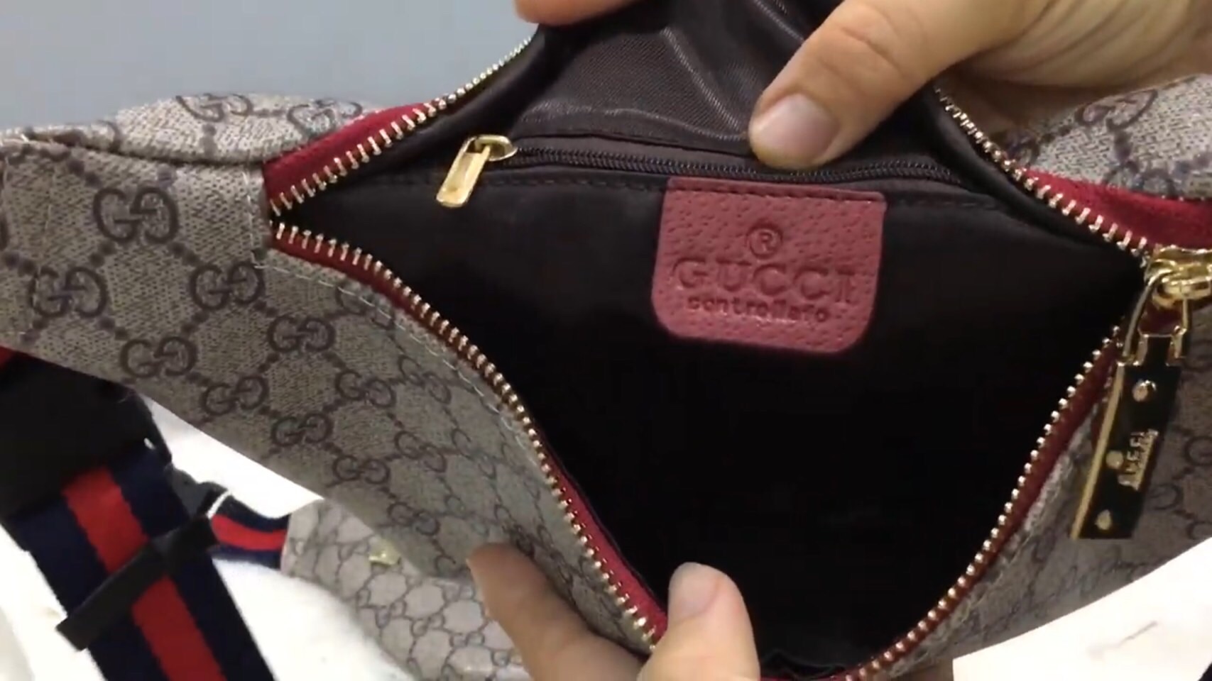 [HCM]Túi bao tử / đeo chéo Gucci đầu hổ Size 22