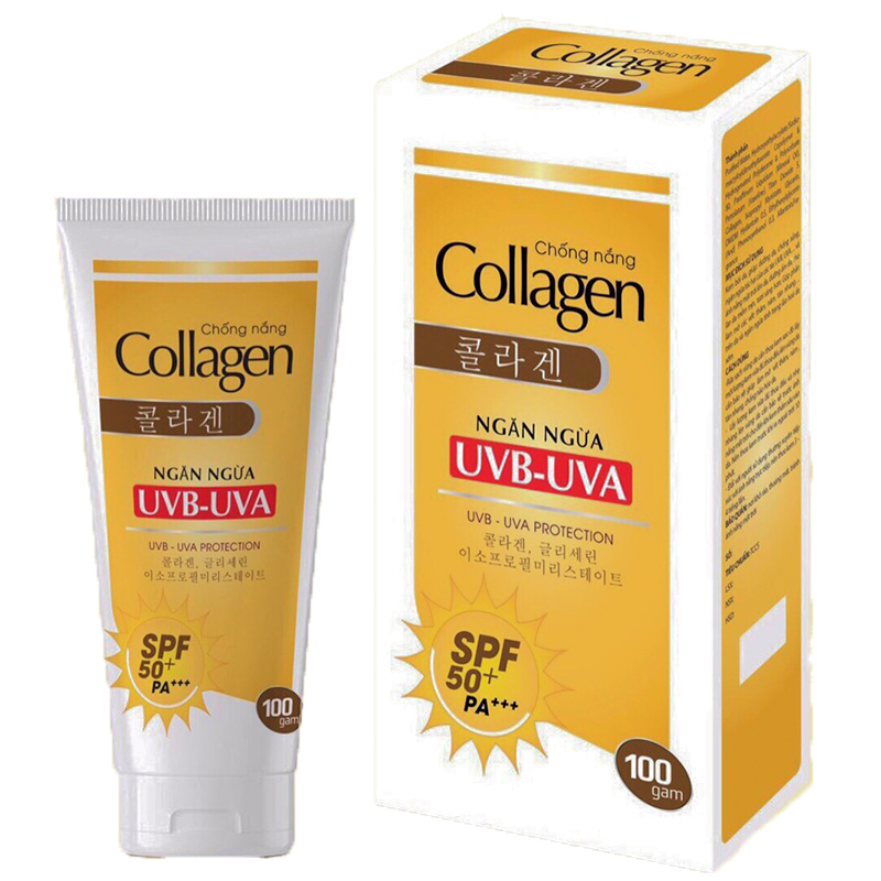 Kem Dưỡng Da Chống Nắng Collagen- Tuýp 100gr