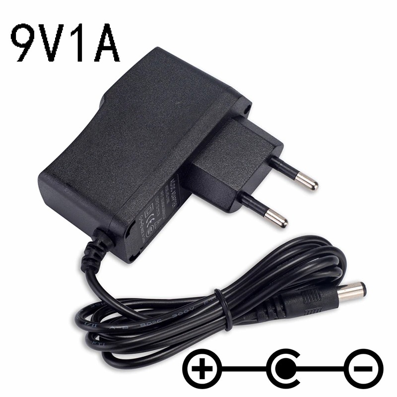 Adapter, cục nguồn 9v cho modem 1A đầu 5.5 (jack 5.5x2.1)