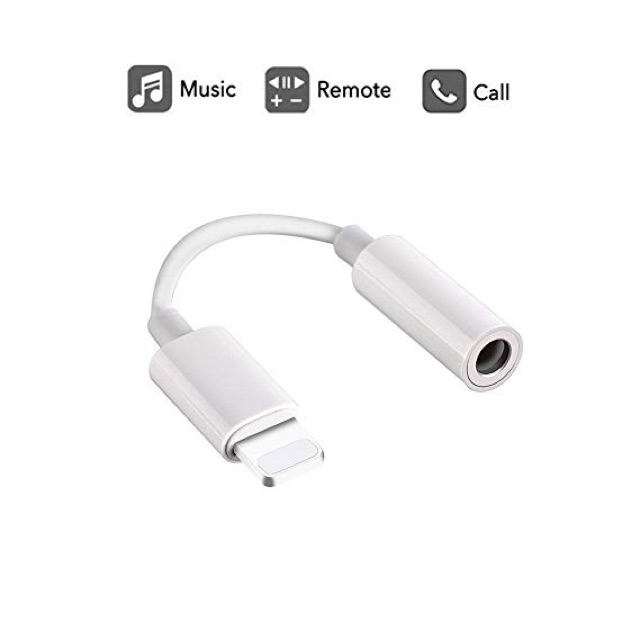 Jack chuyển tai nghe iPhone từ Lightning ra 3.5mm ( Hàng Zin 100% )