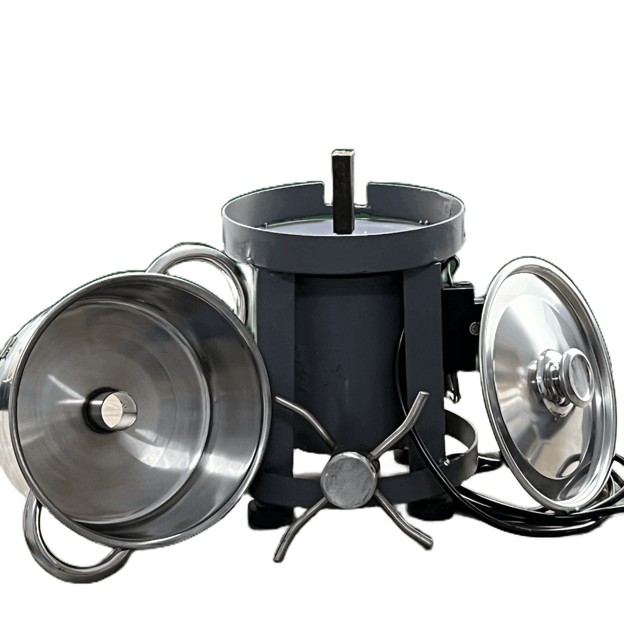 Máy đánh tơi thịt làm chà bông 1/4HP nồi 20cm
