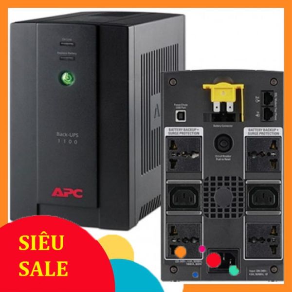 Bảng giá ♻️CHÍNH HÃNG♻️ Bộ lưu điện UPS APC 1100VA (BX1100LI-MS), MỚI 100% Phong Vũ