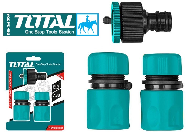 Bộ 3 Khớp Nối ống nước máy xịt rửa Total THWS030301