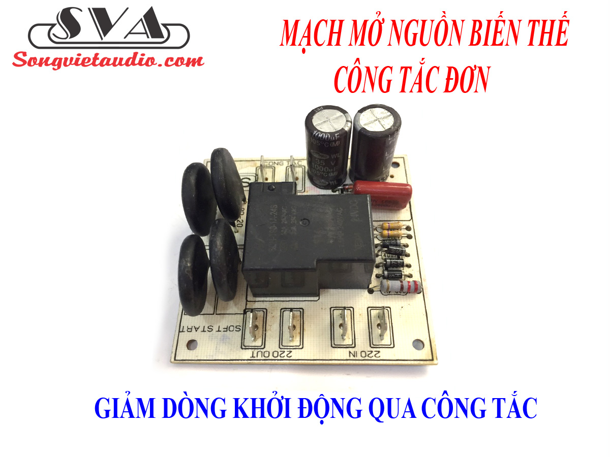 Mạch khởi động công tắc đơn - 1 mạch