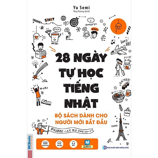 Sách - 28 Ngày Tự Học Tiếng Nhật - Ghi Chú Luyện Viết - Sách Bài Tập