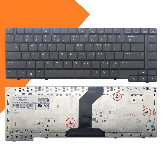 Bàn phím laptop hp compaq 6535b 6530b