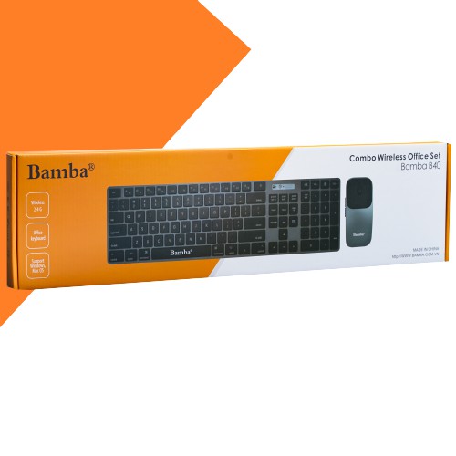 Bộ phím chuột mini không dây bamba b40 - keyboard + mouse không dây mini bamba b40