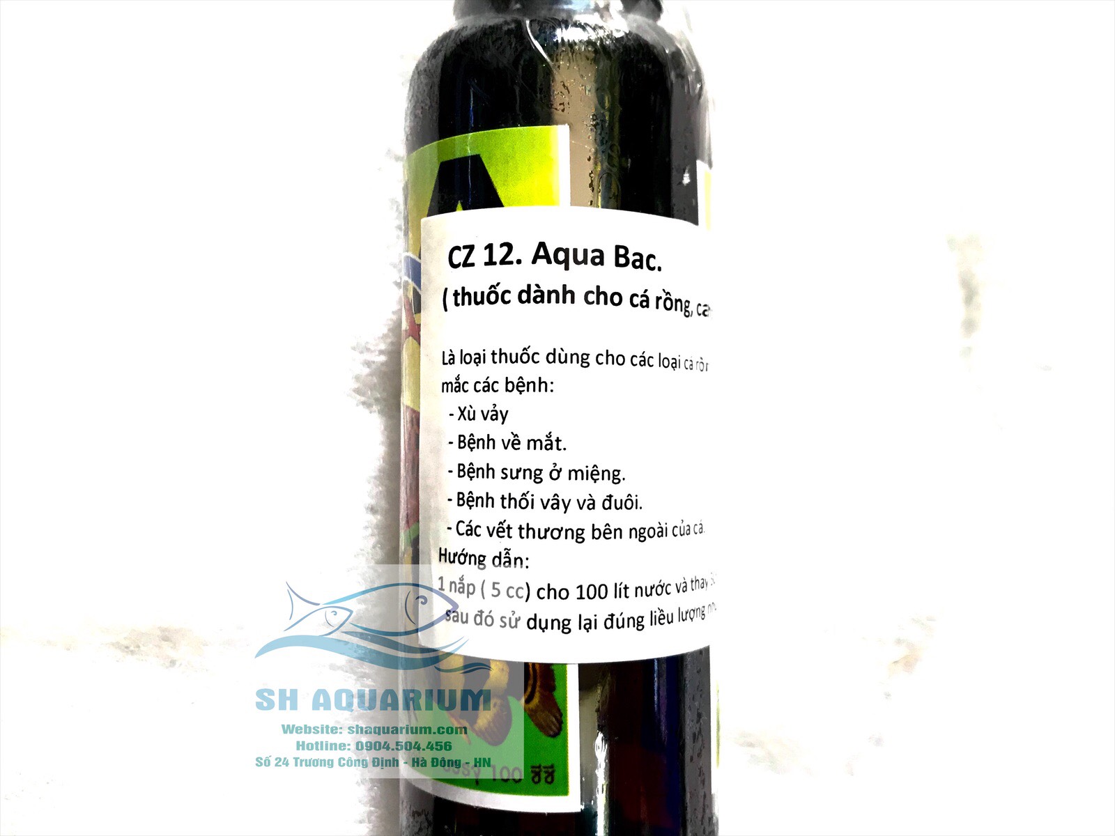 [HOÀN TIỀN 10%]DUNG DỊCH AQUABAC DÀNH CHO CÁ RỒNG HỔ SAM