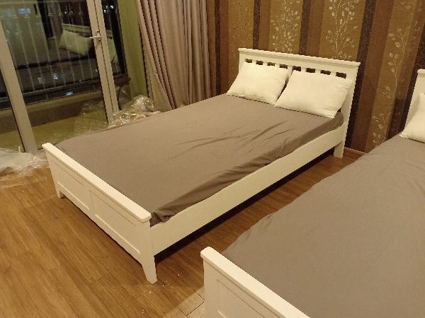 Cây thang giường gỗ thông 1m2 dùng cho giường 1m2