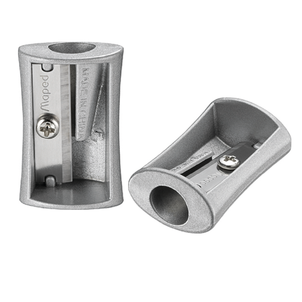 MAPED - Chuốt chì bằng Sắt màu bạc/đen - 1 cái