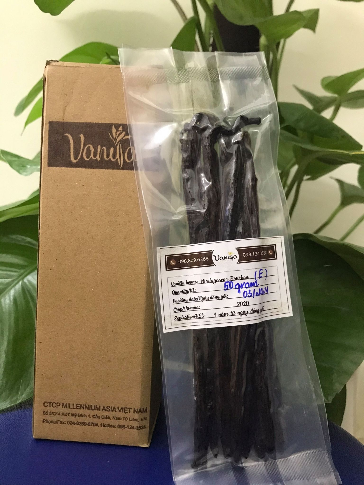 Quả Vanilla Madagascar ( 50 grams )