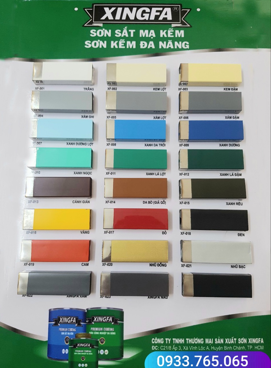 SƠN CHỐNG RỈ 2K EPOXY (2 THÀNH PHẦN, 4 Kg/Bộ) - XINGFA