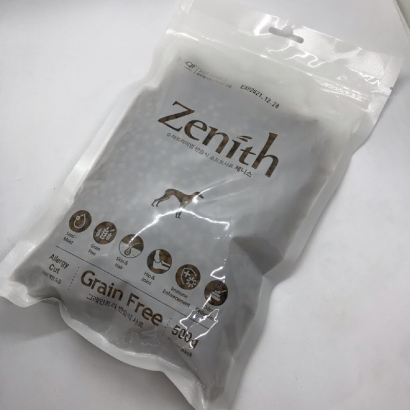 Thức Ăn Zenith Hạt Mềm 500G(Túi Zip)
