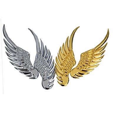 Cánh thiên thần trang trí logo xe (Màu vàng )