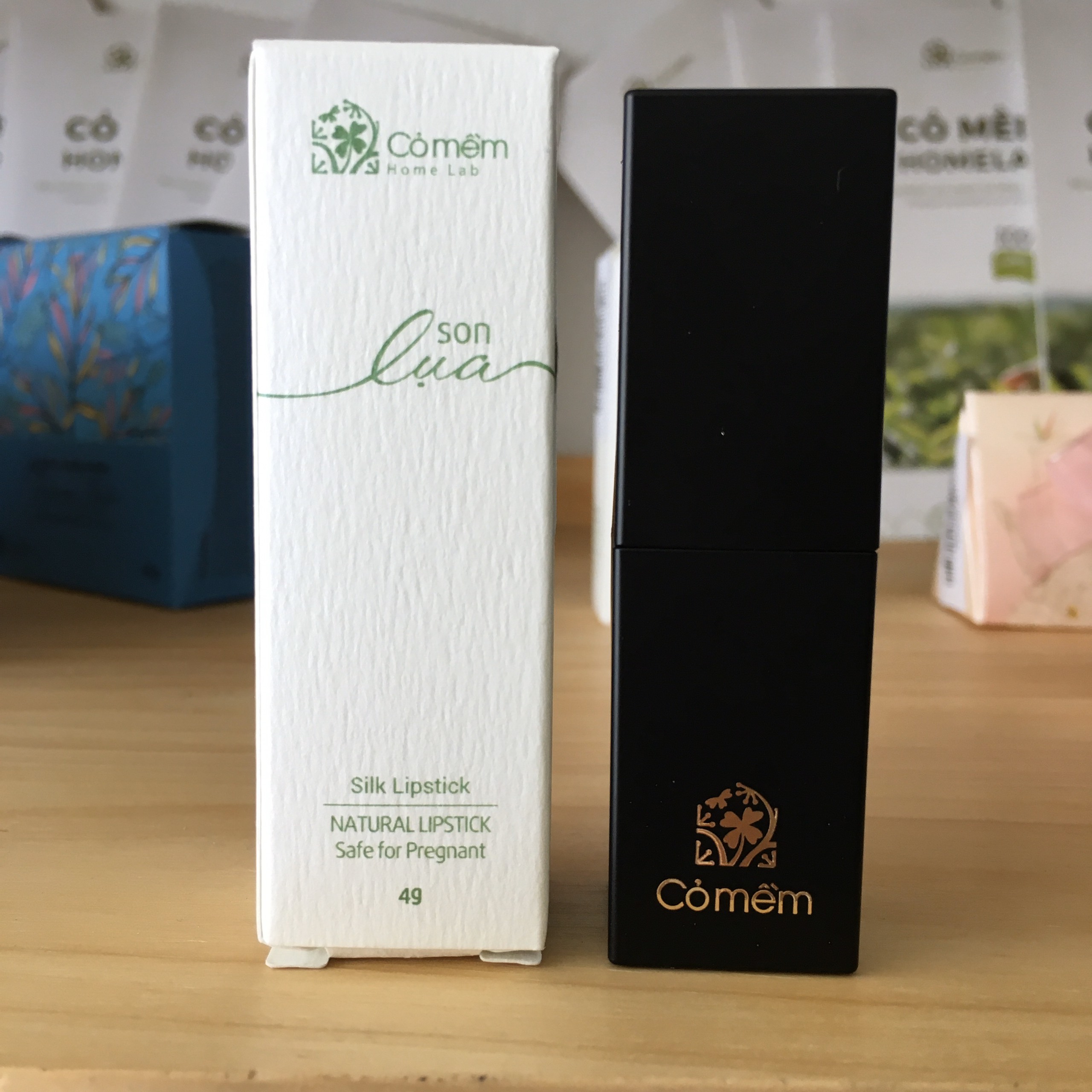 Son Lụa Hữu cơ Không Chì An Toàn Cho Bà Bầu Cỏ mềm