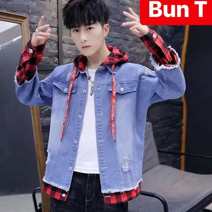 ÁO KHOÁC JEAN NAM CHẤT BÒ XANH HOT NHẤT HIỆN NAY SOÁI KA CAO CẤP - TRANG BUN FASHION