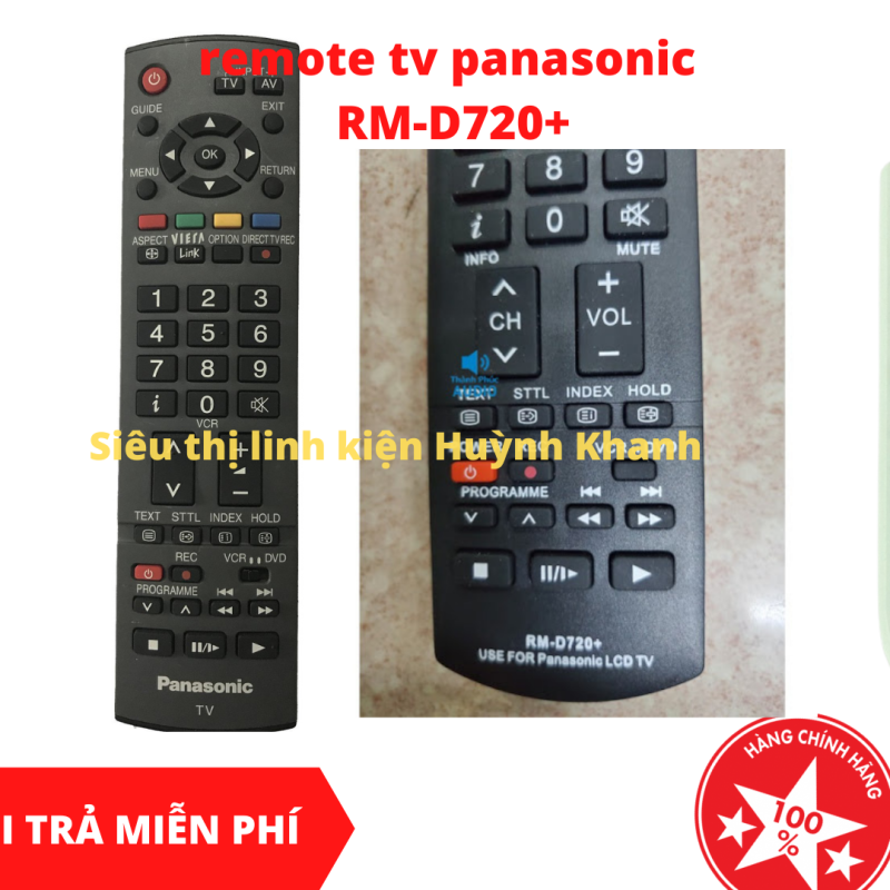 Bảng giá REMOTE TV PANASONIC RM-D720+