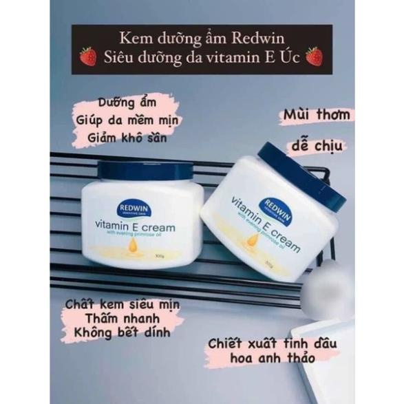 Kem Dưỡng Ẩm Da Mền Mịn RedWin Vitamin E Úc 300g