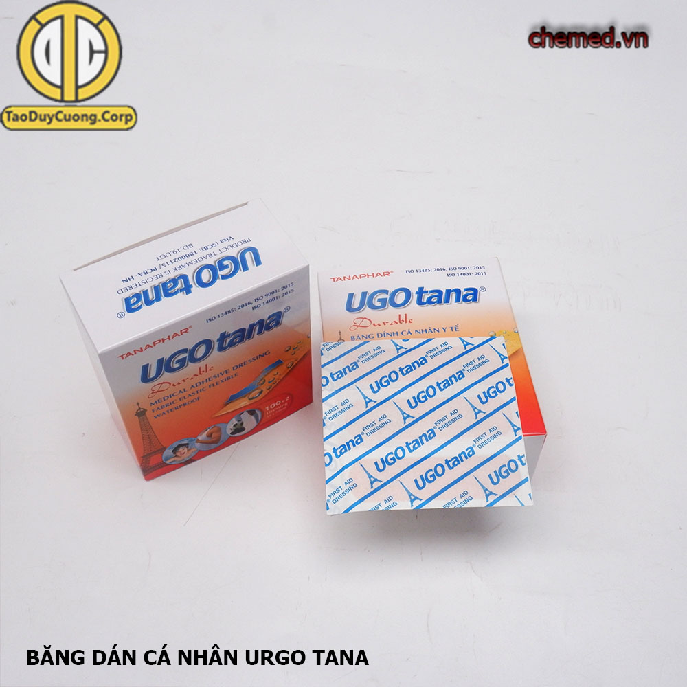 Băng dán cá nhan Urgo Tana {hộp 100 miếng + 2 }