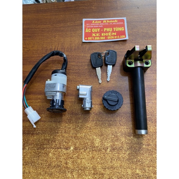 [Giảm sốc] BỘ KHOÁ ĐIỆN XE 133S ( Bộ 3 ổ  khoá )