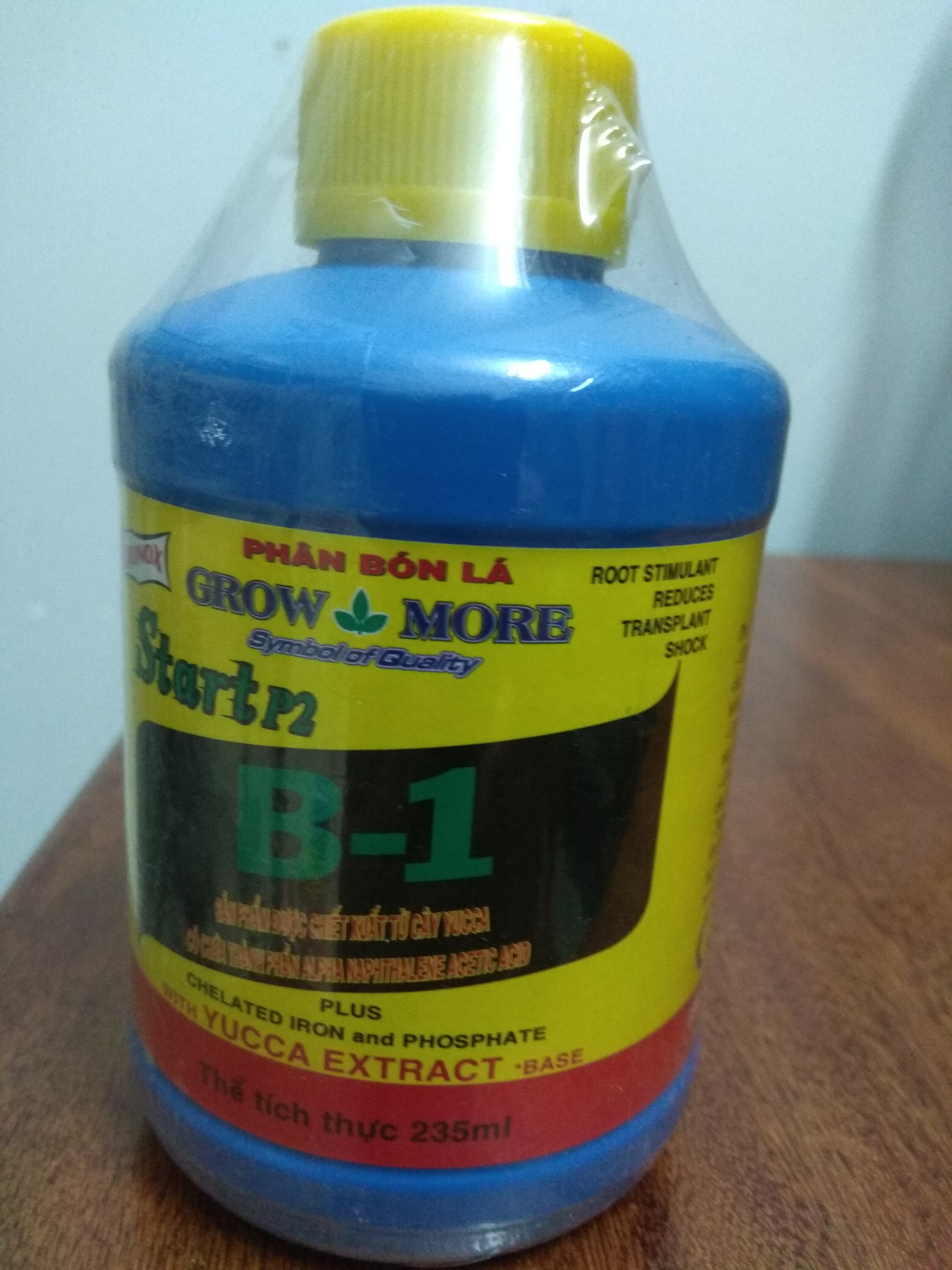 Phân bón lá B1 Grow more - chai 235 ml