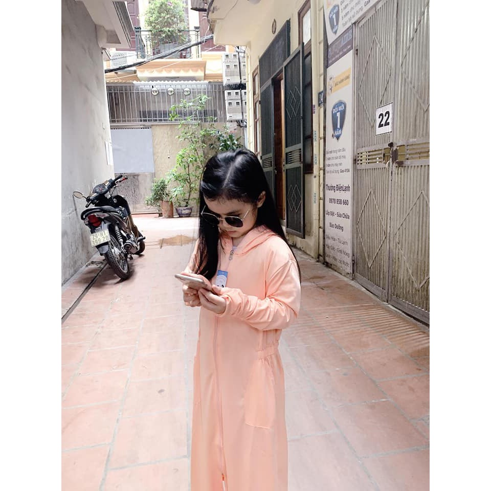 Áo CHOÀNG thông hơi cho BÉ đủ size đủ màu