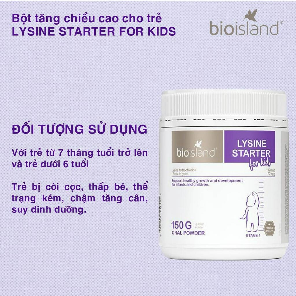 Lysine bột tăng chiều cao cho bé Úc