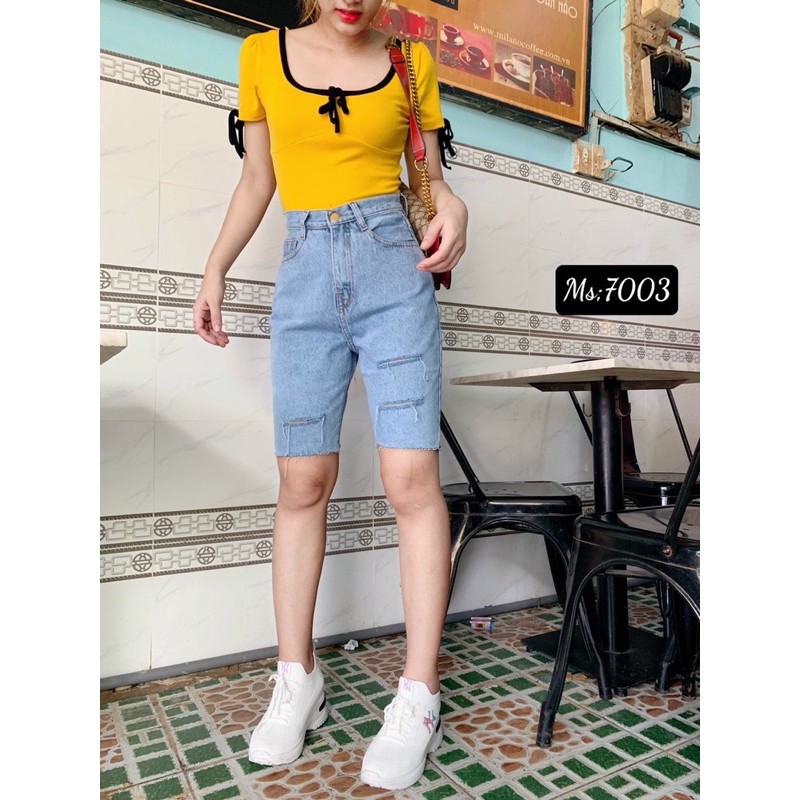 👀QUẦN JEANS NGỐ RÁCH 3 LINE