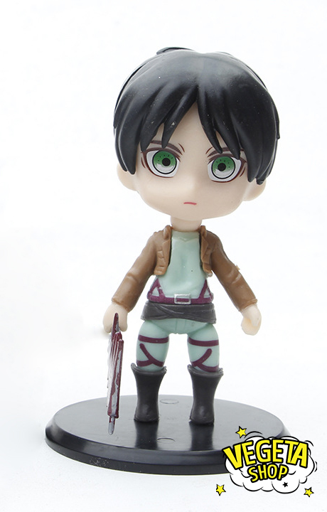 Mô hình attack on titan - aot - đại chiến titan - eren yeager & levi ackerman - cao 10cm - attack on titan - bán lẻ